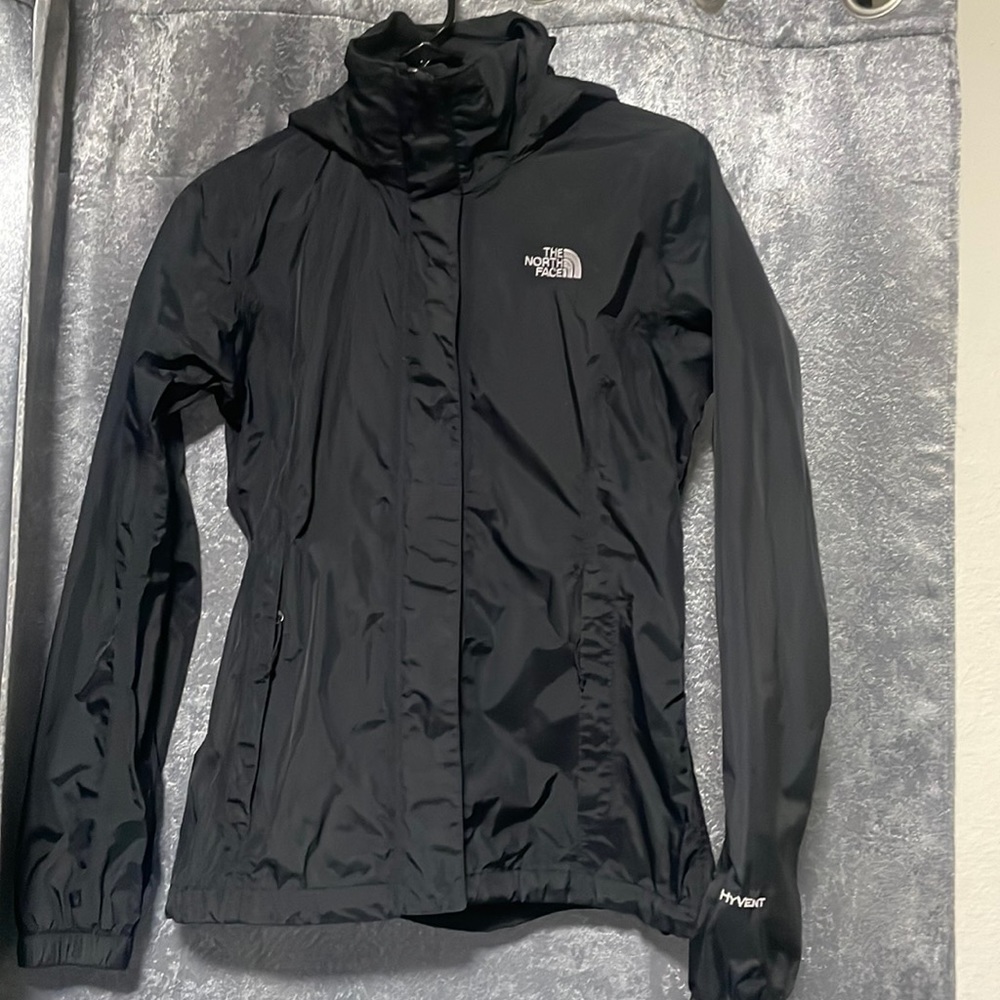 NorthFace Women Black Windbreaker XS